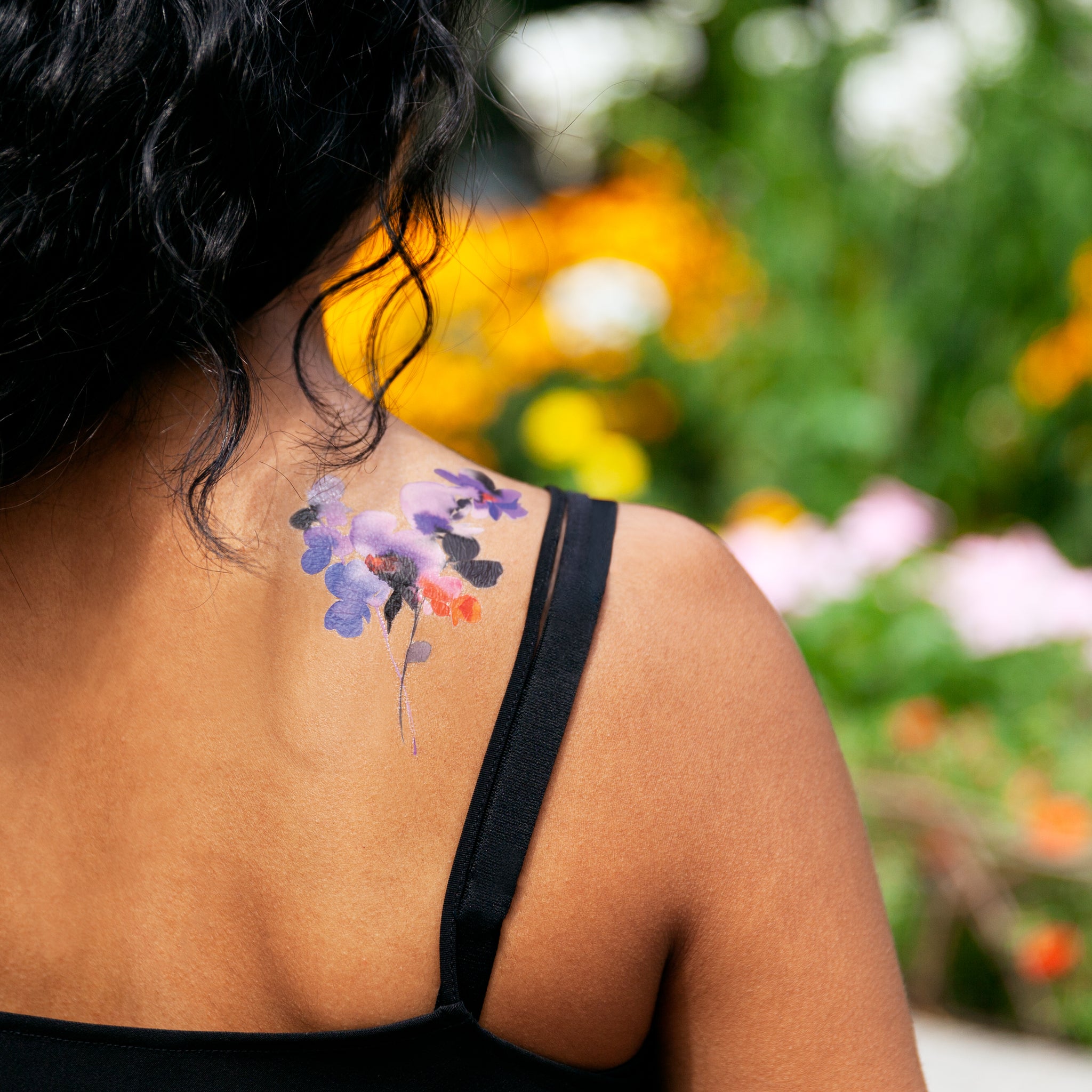 Purple Orchid by Helen Dealtry from Tattly Temporary Tattoos – Tattly Temporary Tattoos & Stickers